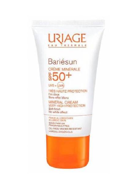 Uriage Bariésun Mineral Cream SPF50+<br>کرێمی دژە خۆری فیزیایی بۆ پێستی دەموچاو